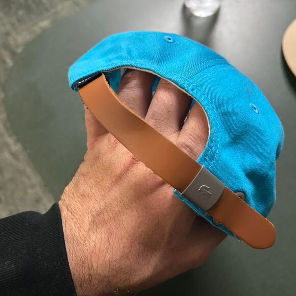 Lacoste Men's Blue and Green Hat - Picture 2 of 3